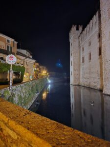 Castellan in Sirmione at Night